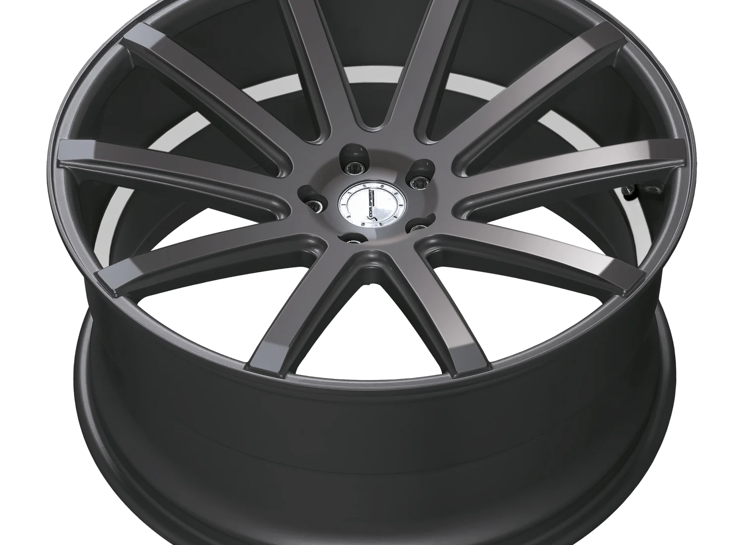Deville Gunmetal Colour Trim White
